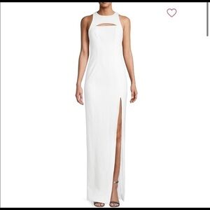 LIKELY gown front keyhole sleeveless size 0